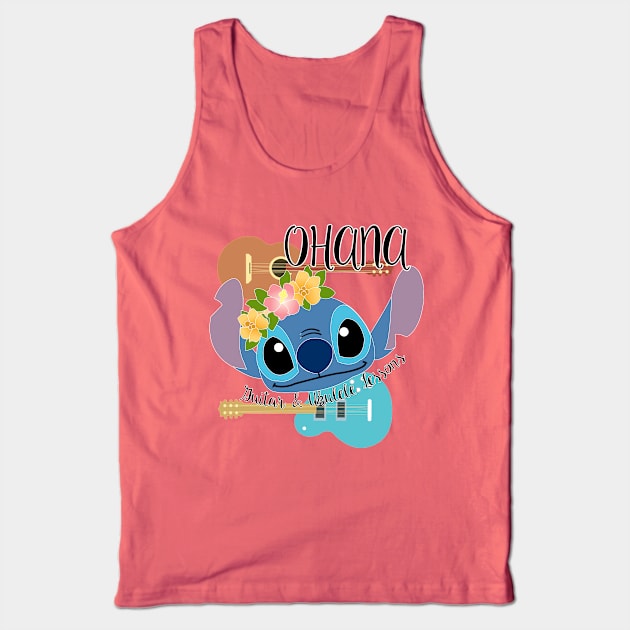 Ohana Guitar & Ukulele Lessons Tank Top by WereAllMadBoutique